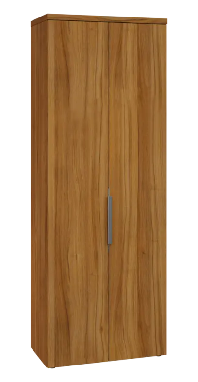 SISR 6 - 81 šatní skříň, 2-dveřová, výsuvné ramínko, 2170x800x400, ořech světlý